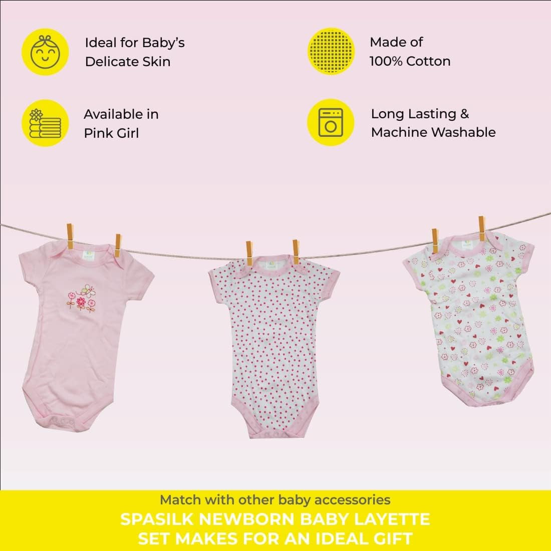 Baby Essential 23 Piece Layette Set for Newborns and Infants, 0-6 Months