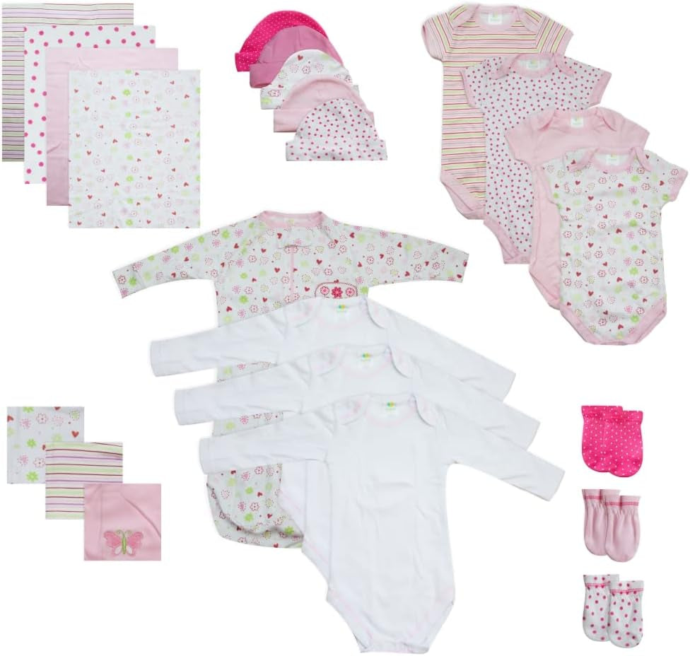 Baby Essential 23 Piece Layette Set for Newborns and Infants, 0-6 Months