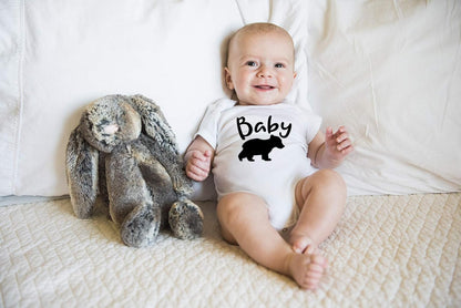 Baby Bear - Funny Baby Essentials Bodysuit - Newborn Girl Clothes Baby Boy Romper Infant Outfits