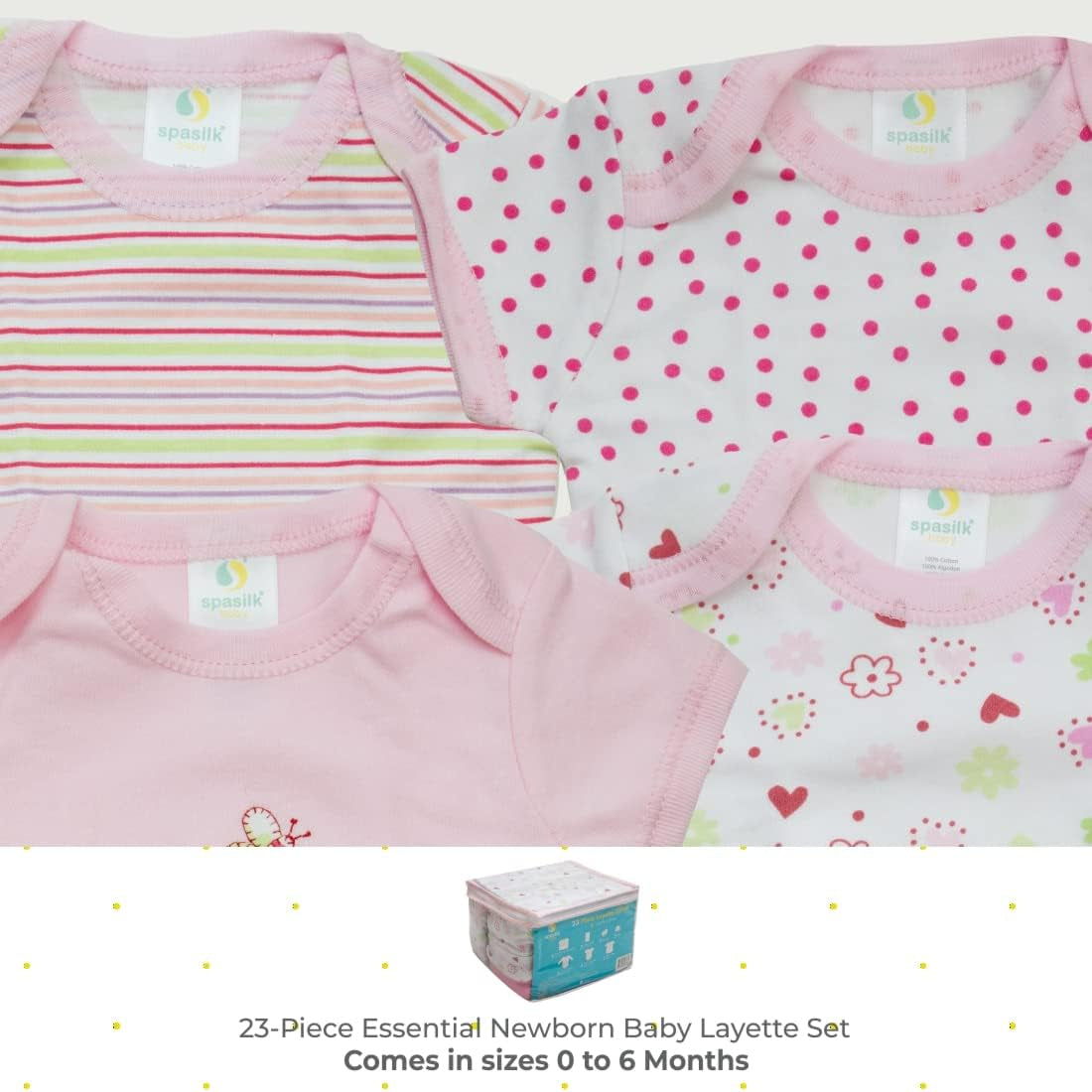 Baby Essential 23 Piece Layette Set for Newborns and Infants, 0-6 Months