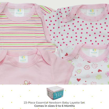 Baby Essential 23 Piece Layette Set for Newborns and Infants, 0-6 Months